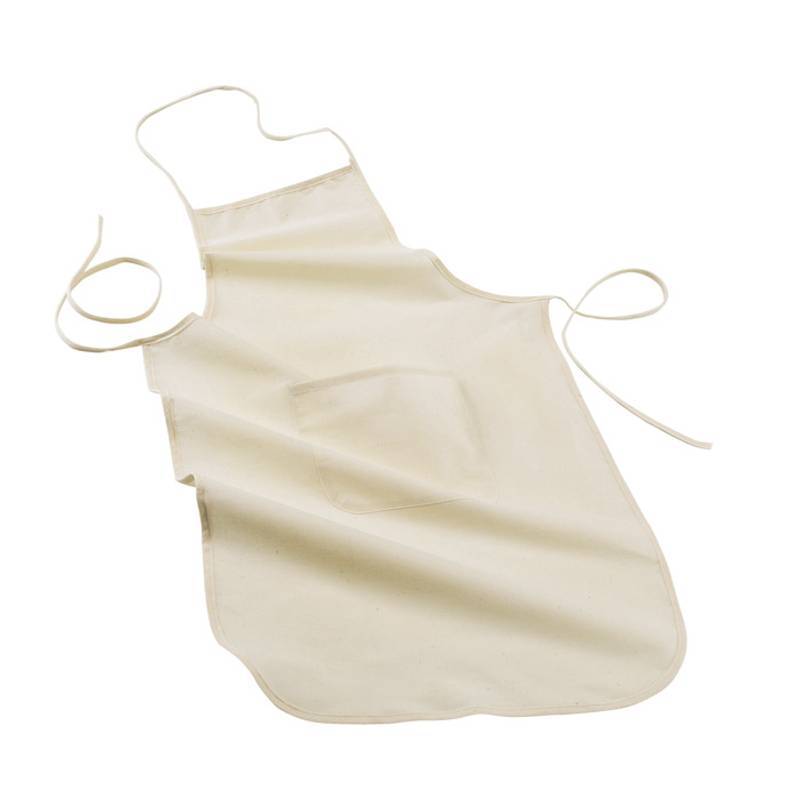 Bavlněná kuchyňská zástěra, přírodní Bavlněná kuchyňská zástěra, přírodní